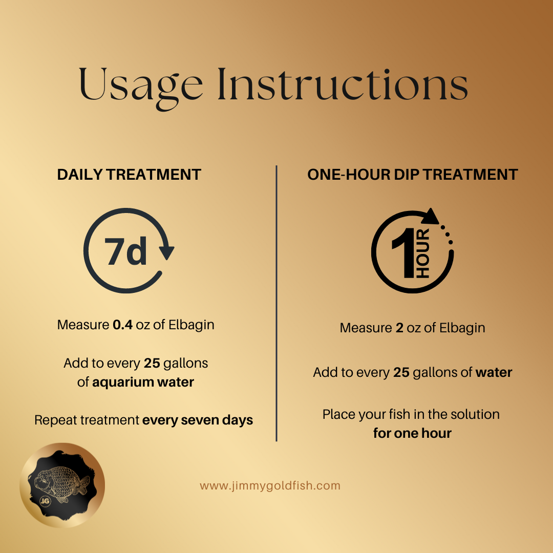 Poudre antibactérienne Elbagin 50 g : soin essentiel pour des poissons sains et dynamiques (tétra japonais)
