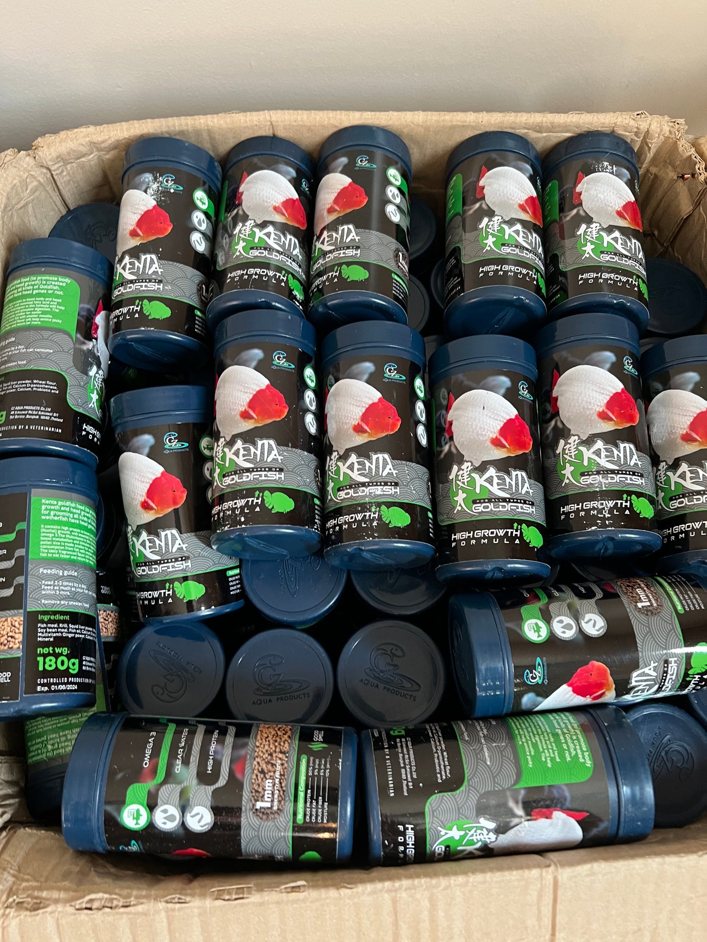 LIVRAISON GRATUITE Lot de 5 Kenta High Growth 180g 1mm (Pastilles coulantes)