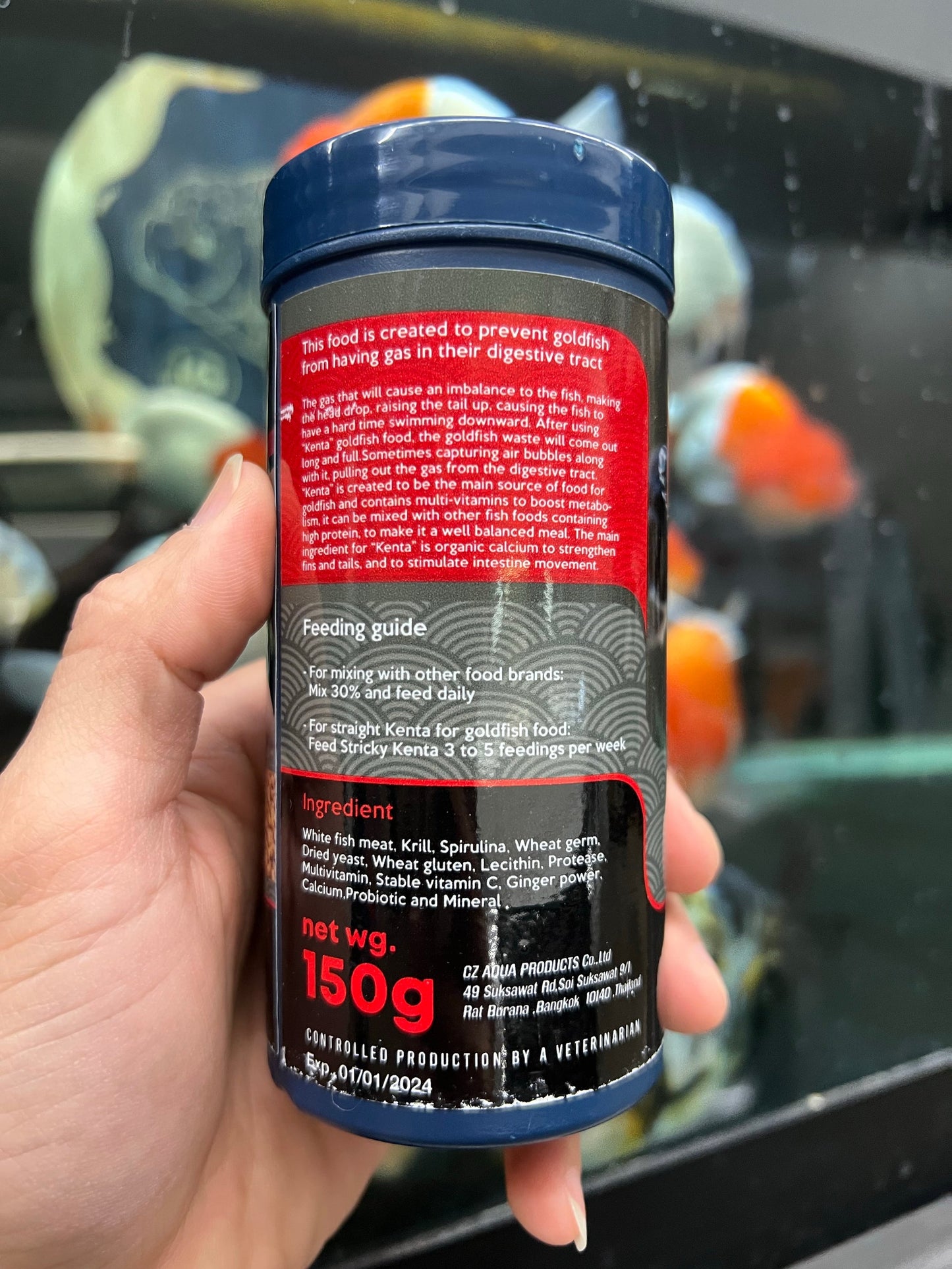 LIVRAISON GRATUITE Lot de 5 granulés de gaz Kenta 150g 1,5mm (granulés coulants)