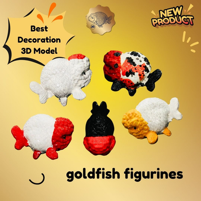 Goldfish Figurines 3D Model