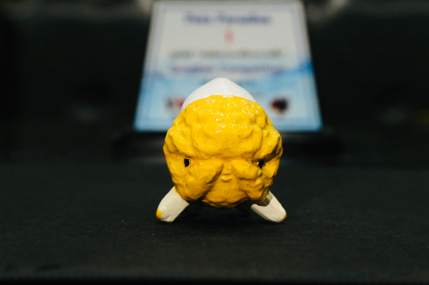 [LIVRAISON GRATUITE] Figurine modèle 3D Lemonhead Lionchu 1/2 Queue Jaune 3 pouces #01