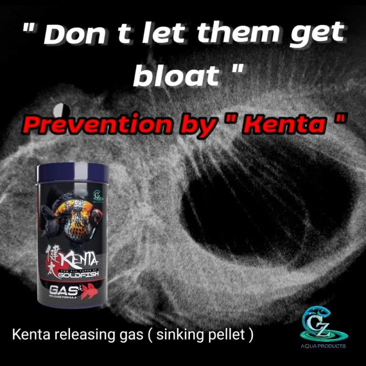 Kenta Release Gas 150g (sinking pellet) 1.5mm
